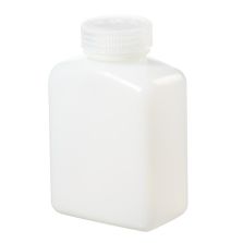 Thermo Scientific 2007-0016 Nalgene Rectangular HDPE Bottles with Closure, 500 mL - Translucent (Case of 48)