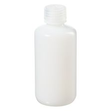 Thermo Scientific 2002-0006 Nalgene Narrow-Mouth HDPE Lab Quality Bottles with Closure, 175 mL - Translucent (Case of 72)