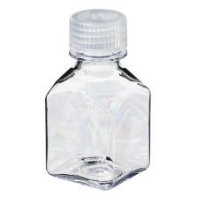 Thermo Scientific 2015-0060 Nalgene Square Polycarbonate Bottles With Closure, 60 mL - Translucent (Case of 96)