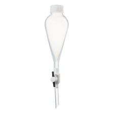 Nalgene Separatory Funnels made with Teflon fluoropolymer with Closure made with Tefzel