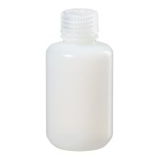 Thermo Scientific 2099-0004 Nalgene Narrow-Mouth HDPE IP2 Bottles, 125 mL - Translucent (Case of 72)