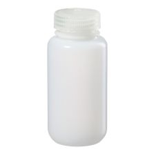 Thermo Scientific 2199-0008 Nalgene Wide-Mouth HDPE IP2 Bottles, 250 mL - Translucent (Case of 72)
