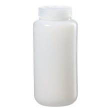 Thermo Scientific 2199-0032 Nalgene Wide-Mouth HDPE IP2 Bottles, 1000 mL - Translucent (Case of 24)