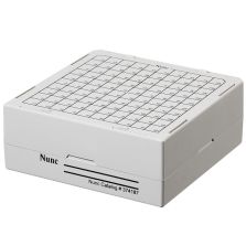 Thermo Scientific 374187 CryoBoxes, 100 (1 to 1.8 mL Vials) - Gray (Case of 24)