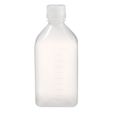 Thermo Scientific 2016-1000 Nalgene Square Narrow-Mouth PPCO Bottles with Closure, 1 L - Translucent (Case of 24)