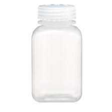 Thermo Scientific 2110-0008 Nalgene Square Wide-Mouth PPCO Bottles with Closure, 250 mL - Translucent (Case of 72)