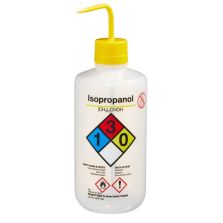 Thermo Scientific 2425-1004 Nalgene Narrow-Mouth Right-to-Know LDPE Wash Bottles, 1000 mL - Natural (Case of 12)