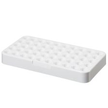 Thermo Scientific 5030-0510 CryoTube Holders, 50 Cryogenic Tubes - White (Case of 4)