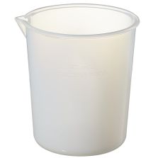 Nalgene Griffin Low-Form PFA Plastic Beakers, 600 mL - Natural translucent (Case of 4)