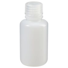 Thermo Scientific 312089-0002 Nalgene Narrow-Mouth Natural HDPE Packaging Bottles with Closure: Bulk Pack, 60 mL - Translucent (Case of 1000)