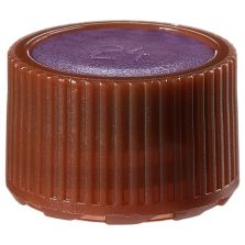 Nalgene Amber PPCO High Profile Closures With Color Coders For Micro Packaging Vials: Nonsterile