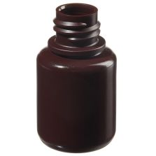 Thermo Scientific 362085-0001 Nalgene Narrow-Mouth Opaque Amber HDPE Packaging Bottles without Closure: Bulk Pack, 30 mL - Opaque Amber (Case of 1000)