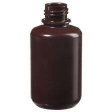 Thermo Scientific 362085-0004 Nalgene Narrow-Mouth Opaque Amber HDPE Packaging Bottles without Closure: Bulk Pack, 125 mL - Opaque Amber (Case of 500)