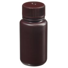 Thermo Scientific 312185-0002 Nalgene Wide-Mouth Opaque Amber HDPE Packaging Bottles with Closure: Bulk Pack, 60 mL - Opaque Amber (Case of 1000)