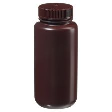 Thermo Scientific 312185-0016 Nalgene Wide-Mouth Opaque Amber HDPE Packaging Bottles with Closure: Bulk Pack, 500 mL - Opaque Amber (Case of 125)