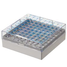 Thermo Scientific 867013-0244 CryoBoxes, 81 (1 to 2 mL Vials) - Gray (Case of 24)