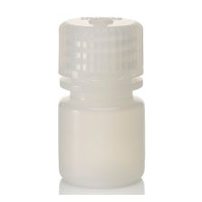 Thermo Scientific 2003-9025 Nalgene Narrow-Mouth LDPE Bottles with Closure, 8 mL - Natural (Case of 72)