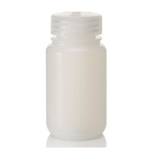 Thermo Scientific 2104-0004 Nalgene Wide-Mouth Lab Quality HDPE Bottles, 125 mL - Translucent (Case of 72)
