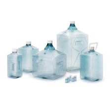 Thermo Scientific 3230-42 Nalgene PETG Biotainer Bottles, 2 L - Clear (Case of 20)