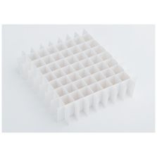 Thermo Scientific RSK700SD5 Shelf Kit for 700 box upright 5 inner door freers, consists of 7-2 inch box sliding drawer racks and 140 boxes with 100 cell dividers