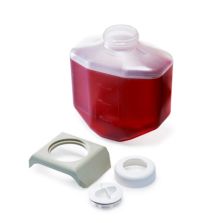 Thermo Scientific 3120-2006 Nalgene 2L PPCO Bio Bottle with Sealing Closure, 2 L - Translucent (Case of 6)