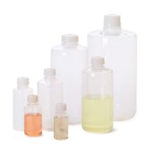 Thermo Scientific 381600-0016 Nalgene Low Particulate/Low Metals Bottles Made of Teflon FEP with Closure, 500 mL - Clear (Case of 4)