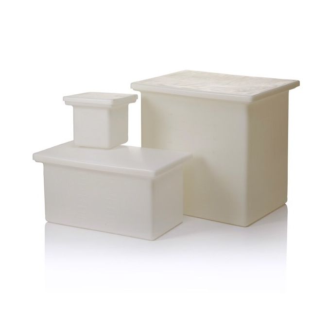Nalgene Heavy-Duty Rectangular LLDPE Tank with Covers