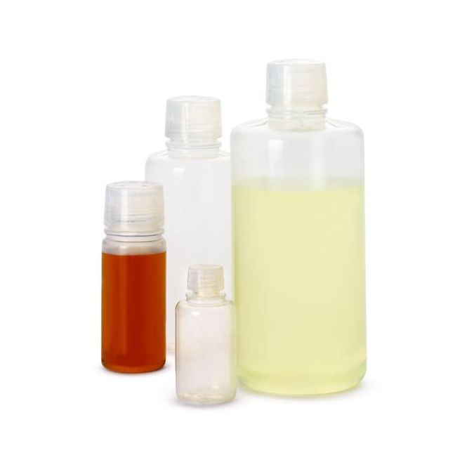 Thermo Scientific 1630-0032 Nalgene Narrow-Mouth Bottles Made of Teflon PFA with Closure, 1 L - Translucent (Case of 4)