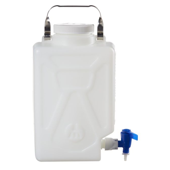 Thermo Scientific 2320-0020 Nalgene HDPE, Carboy with Spigot - 2.4 gal. / 9 L (6/Cs.)