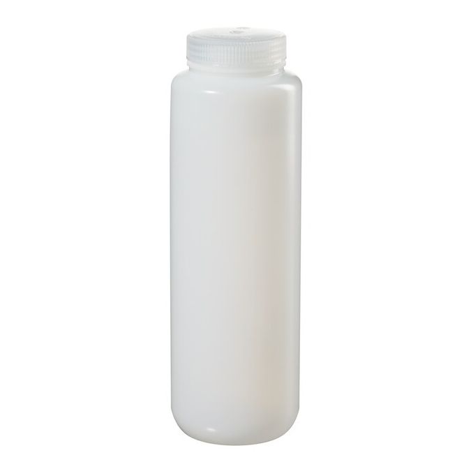 Thermo Scientific 2104-0048 Nalgene Wide-Mouth Lab Quality HDPE Bottles, 1500 mL - Translucent (Case of 24)