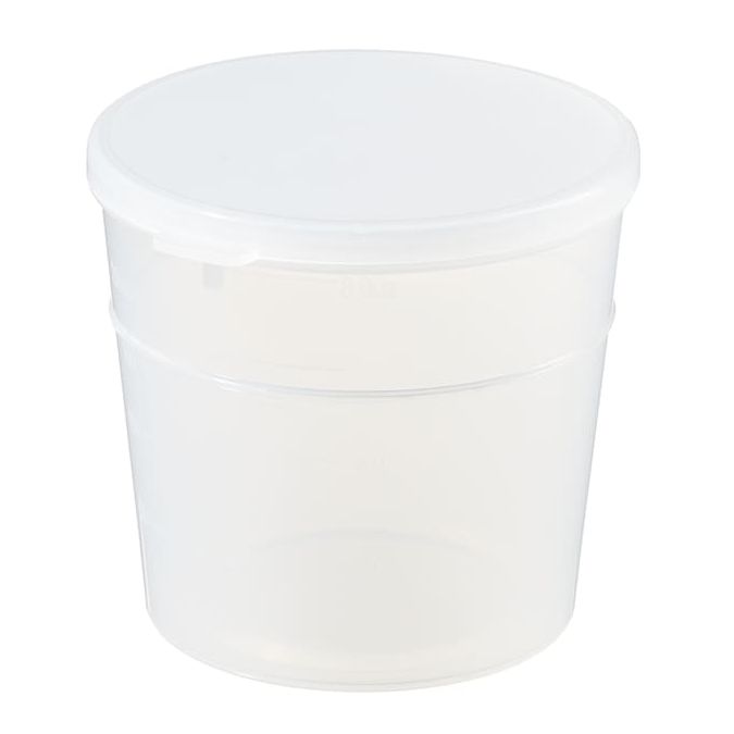 Thermo Scientific Capitol Vial Flip-Top Polypropylene Containers - Clear - Case of 150 - 08CL