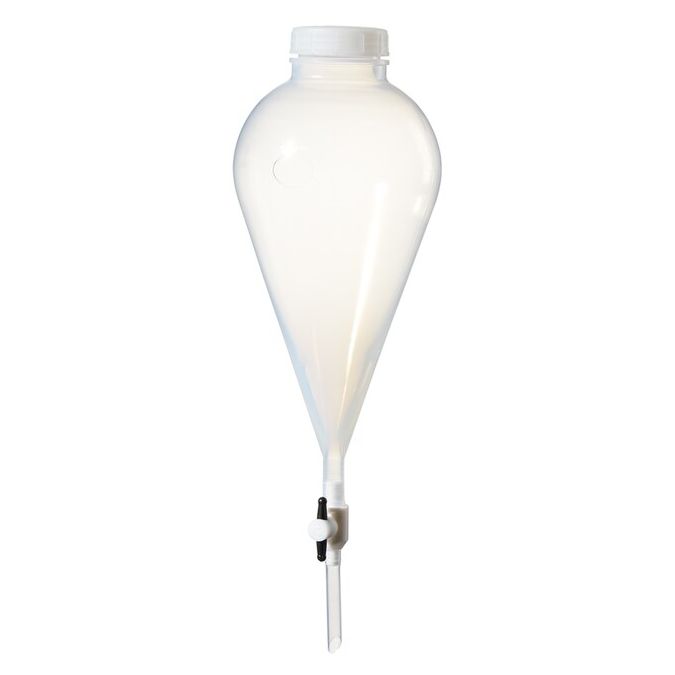 Nalgene Separatory Funnels Made With Teflon Fluoropolymer With Closure Made With Tefzel