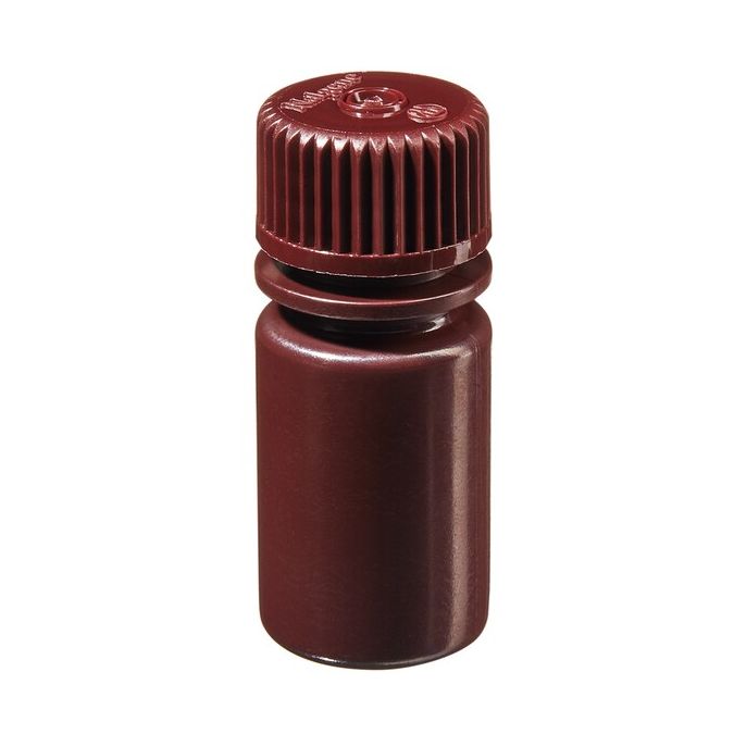 Thermo Scientific 312004-9050 Nalgene Opaque Amber HDPE Diagnostic Bottles with Closure: Bulk Pack, 15 mL - Opaque Amber (Case of 2000)