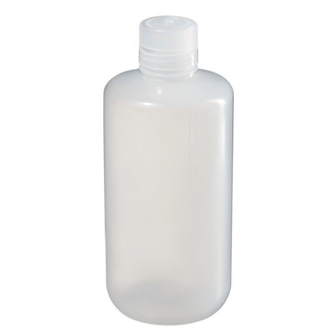 Thermo Scientific 2006-0032 Nalgene Narrow-Mouth PPCO Bottles with Closure: Autoclavable, 1 L - Translucent (Case of 24)