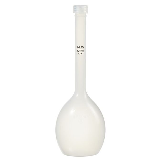 Thermo Scientific Nalgene Class B Polypropylene Copolymer Volumetric Flasks with Closure - 4000-0500 - Not applicable - Screw