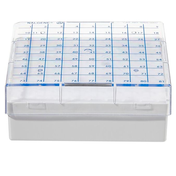 Thermo Scientific Nalgene Microcentrifuge Tube Storage Boxes - Polyurethane Foam, Polycarbonate - 5055-5002