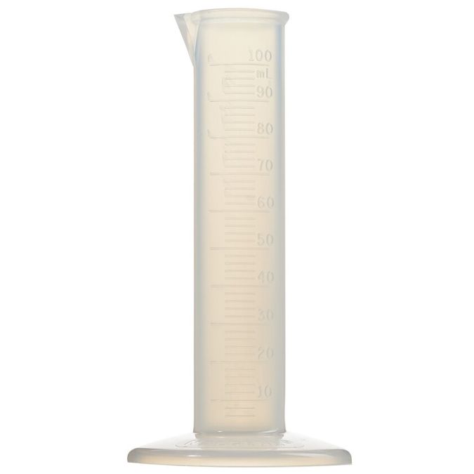 Thermo Scientific Nalgene Fluorocarbon (PFA) Resin Plastic Graduated Cylinder - 3666-0100 - 100 mL - PFA