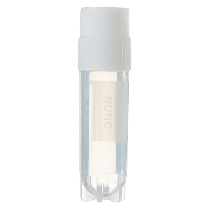Thermo Scientific Nunc Biobanking and Cell Culture Cryogenic Tubes - 1.8 mL - Case of 1800 - 375418