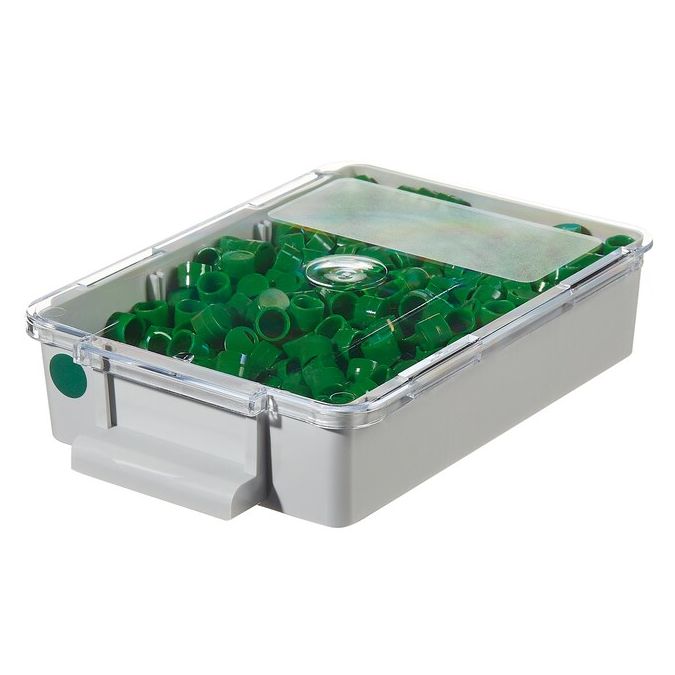 Thermo Scientific Cryo Vial Closure Color Coders - Green - Case of 2000 - 355018