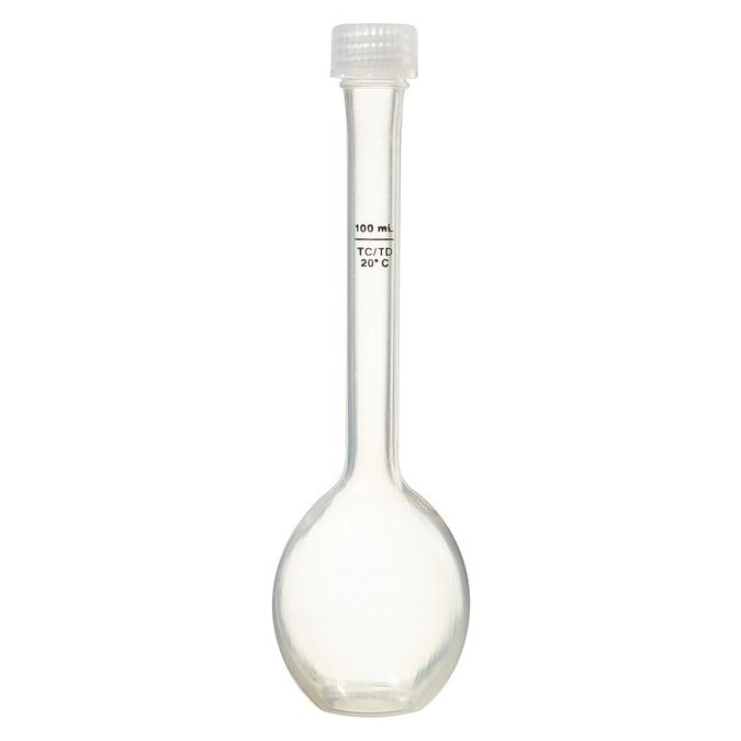 Thermo Scientific Nalgene Class B Polymethypentene (PMP) Volumetric Flasks with Screw Caps - 4001-0100 - Not applicable - Screw
