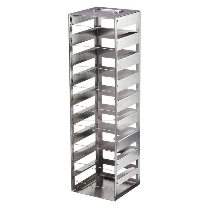 Thermo Scientific CryoBox Freezer Racks - 14.3 x 14 x 50.2 cm - Stainless Steel - 5036-0009