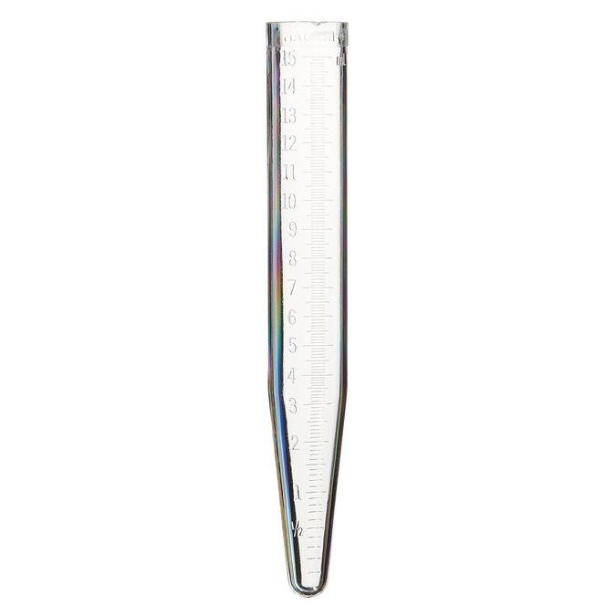 Thermo Scientific Nalgene PC Conical-Bottom Centrifuge Tubes - 15 mL - 17 mmD - 120.1 mmL - Non-sterile - 3105-0015