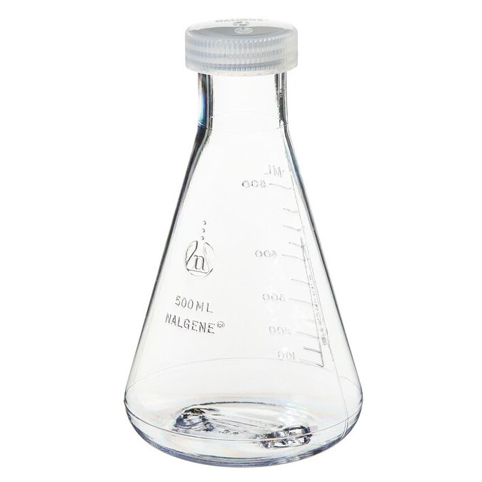 Thermo Scientific Nalgene Polycarbonate Erlenmeyer Flasks with Closure - 4108-0500 - Screw