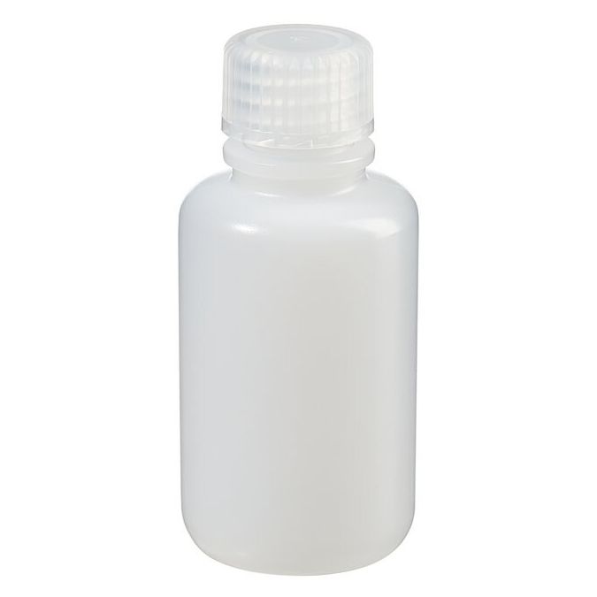 Thermo Scientific 312089-0002 Nalgene Narrow-Mouth Natural HDPE Packaging Bottles with Closure: Bulk Pack, 60 mL - Translucent (Case of 1000)