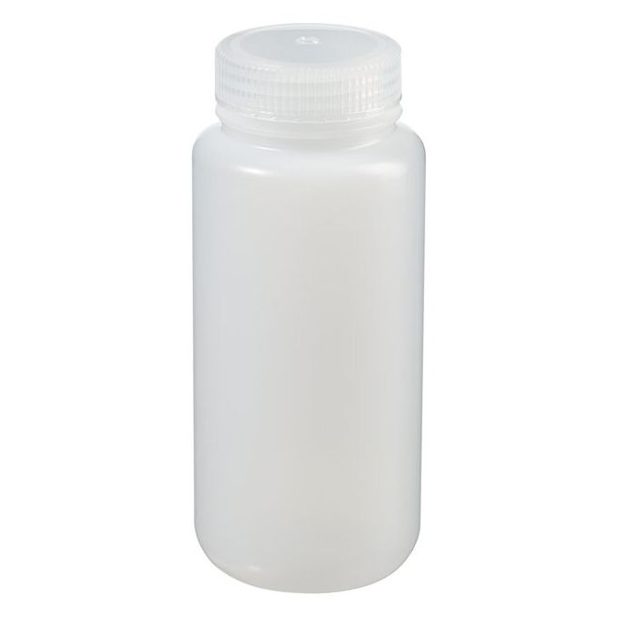 Thermo Scientific 312189-0016 Nalgene Wide-Mouth HDPE Packaging Bottles with Closure: Bulk Pack, 500 mL - Translucent (Case of 125)