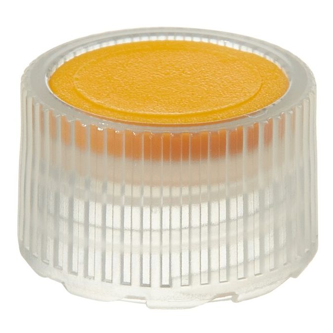 Thermo Scientific Nalgene PPCO High Profile Closures with Color Coders for Micro Packaging Vials - Nonsterile - Gold - 11 mm - Case of 1000 - 362820-0117