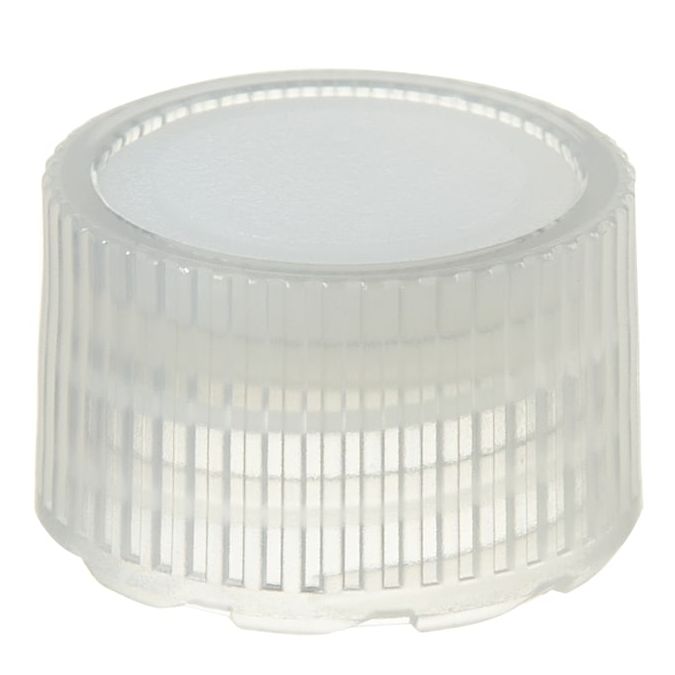 Thermo Scientific Nalgene PPCO High Profile Closures with Color Coders for Micro Packaging Vials - Nonsterile - Natural - 11 mm - Case of 1000 - 362820-0119