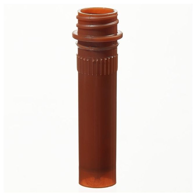 Thermo Scientific Nalgene PPCO Amber Micro Packaging Vials - Nonsterile, Bulk Pack - Amber - 11 mm - Case of 1000 - 362805-0020