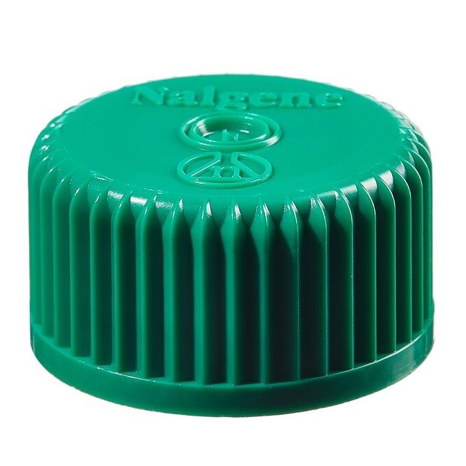 Thermo Scientific Nalgene Colored Polypropylene Closures with 24-415 Finish - 24-415 mm - Polypropylene - 1000/Cs - 362150-4240
