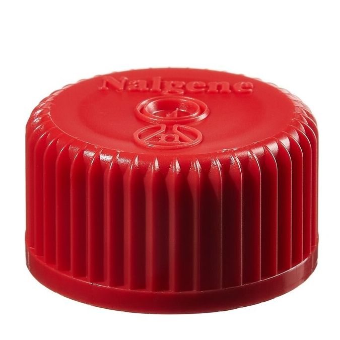 Thermo Scientific Nalgene Colored Polypropylene Closures with 24-415 Finish - 24-415 mm - Polypropylene - 1000/Cs - 362150-5240